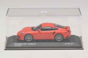 Porsche 911 991.1 Turbo S Πορτοκαλί Minichamps 1:43 410067171 Μέταλλο - εικόνα 4 από 5