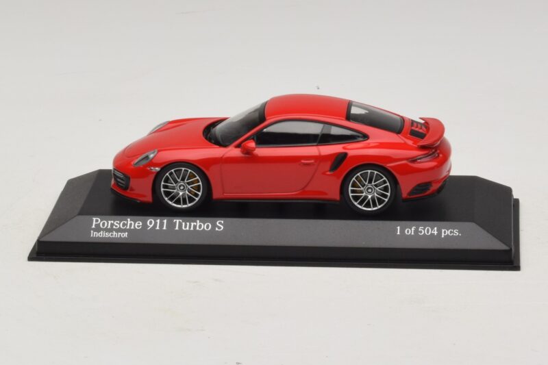 Porsche 911 991.1 Turbo S Κόκκινο Minichamps 1:43 410067170 Μέταλλο
