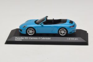 Porsche 911 991.2 Carrera 4 Καμπριολέ Μπλε Minichamps 1:43 410067232 Μέταλλο