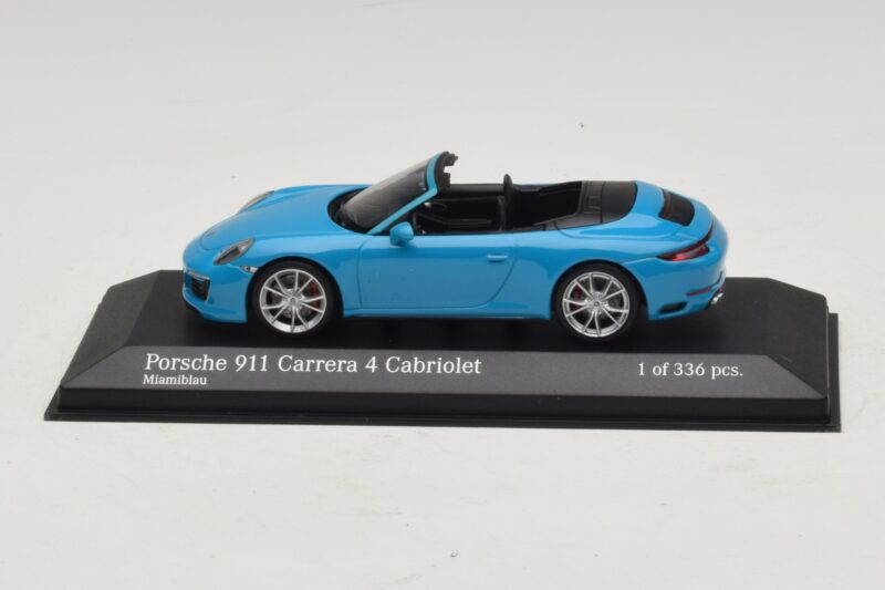 Porsche 911 991.2 Carrera 4 Καμπριολέ Μπλε Minichamps 1:43 410067232 Μέταλλο