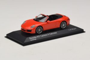 Porsche 911 991.2 Carrera 4 Καμπριολέ Πορτοκαλί Minichamps 1:43 410067231 Μέταλλο - εικόνα 2 από 5