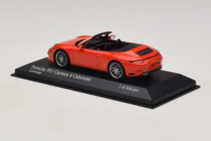 Porsche 911 991.2 Carrera 4 Καμπριολέ Πορτοκαλί Minichamps 1:43 410067231 Μέταλλο - εικόνα 3 από 5