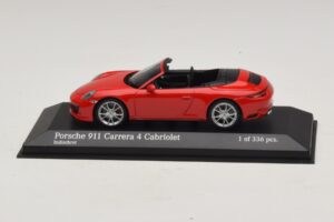 Porsche 911 991.2 Carrera 4 Καμπριολέ Κόκκινο Minichamps 1:43 410067230 Μέταλλο