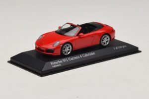Porsche 911 991.2 Carrera 4 Καμπριολέ Κόκκινο Minichamps 1:43 410067230 Μέταλλο - εικόνα 2 από 5
