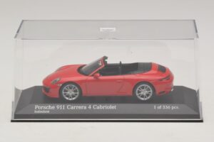 Porsche 911 991.2 Carrera 4 Καμπριολέ Κόκκινο Minichamps 1:43 410067230 Μέταλλο - εικόνα 4 από 5