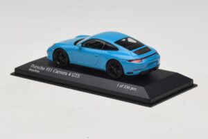 Porsche 911 991.2 Carrera 4 GTS Miami Blue Minichamps 1:43 410067322 Μέταλλο - εικόνα 3 από 5
