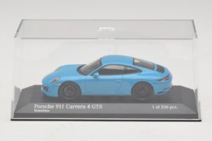 Porsche 911 991.2 Carrera 4 GTS Miami Blue Minichamps 1:43 410067322 Μέταλλο - εικόνα 4 από 5