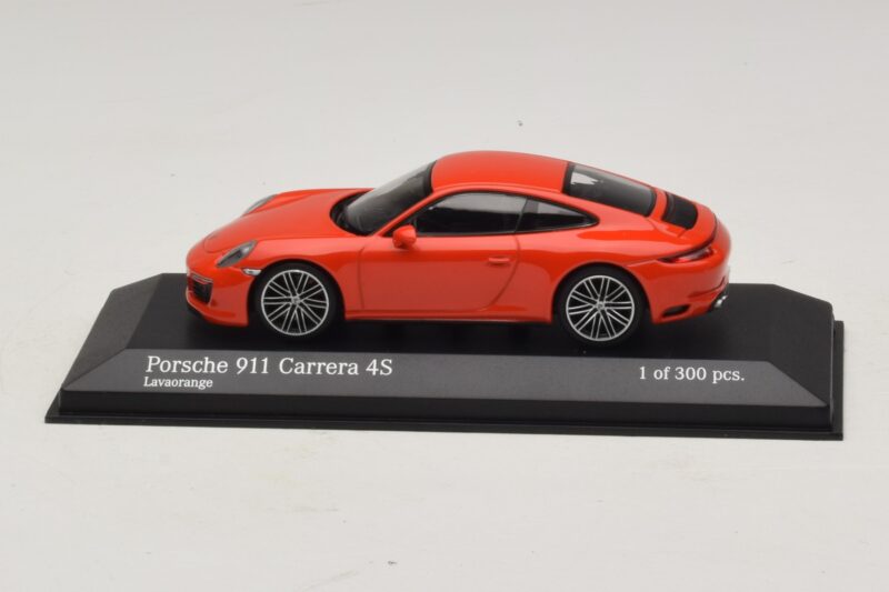 Porsche 911 991.2 Carrera 4S Πορτοκαλί Minichamps 1:43 410067241 Μέταλλο