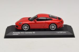 Porsche 911 991.2 Carrera 4S Κόκκινο Minichamps 1:43 410067240 Μέταλλο