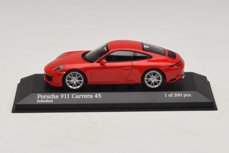 Porsche 911 991.2 Carrera 4S Κόκκινο Minichamps 1:43 410067240 Μέταλλο