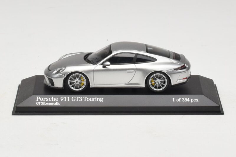 Porsche 911 991.2 GT3 Touring Ασημί Minichamps 1:43 410067422 Μέταλλο