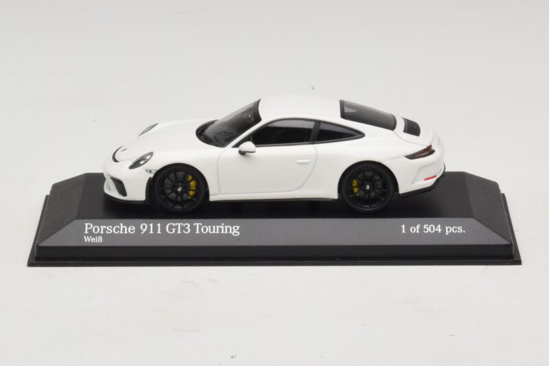 Porsche 911 991.2 GT3 Touring Λευκό Minichamps 1:43 410067420 Μέταλλο