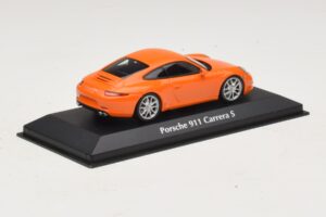 Porsche 911 991 Carrera S Πορτοκαλί Maxichamps 1:43 940060221 Μέταλλο - εικόνα 2 από 5