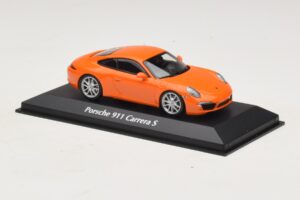 Porsche 911 991 Carrera S Πορτοκαλί Maxichamps 1:43 940060221 Μέταλλο - εικόνα 3 από 5