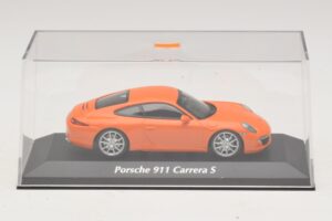 Porsche 911 991 Carrera S Πορτοκαλί Maxichamps 1:43 940060221 Μέταλλο - εικόνα 4 από 5
