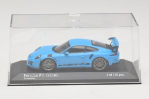 Porsche 911 991 GT3 RS Μπλε Minichamps 1:43 410063222 Μέταλλο - εικόνα 4 από 5