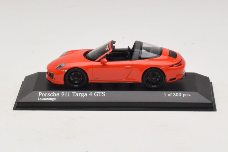 Porsche 911 991 Targa 4 GTS Πορτοκαλί Minichamps 1:43 410067341 Μέταλλο