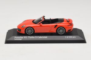 Porsche 911 991 Turbo S Καμπριολέ Πορτοκαλί Minichamps 1:43 410067181 Μέταλλο