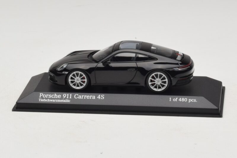 Porsche 911 992 Carrera 4S Μαύρο Μεταλλικό Minichamps 1:43 410069320 Μέταλλο