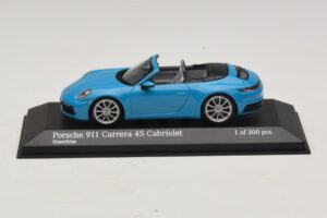 Porsche 911 992 Carrera 4S Καμπριολέ Μπλε Minichamps 1:43 410069332 Μέταλλο