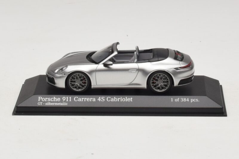 Porsche 911 992 Carrera 4S Καμπριολέ Ασημί Minichamps 1:43 410069330 Μέταλλο