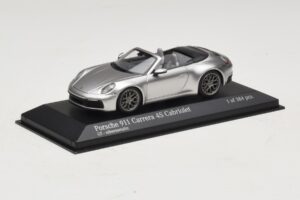 Porsche 911 992 Carrera 4S Καμπριολέ Ασημί Minichamps 1:43 410069330 Μέταλλο - εικόνα 2 από 5
