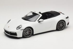 Porsche 911 992 Carrera 4S Καμπριολέ Λευκό Minichamps 1:18 155067330 Μέταλλο