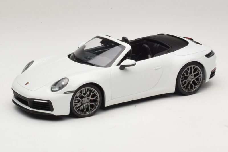 Porsche 911 992 Carrera 4S Καμπριολέ Λευκό Minichamps 1:18 155067330 Μέταλλο
