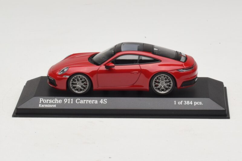 Porsche 911 992 Carrera 4S Κόκκινο Minichamps 1:43 410069321 Μέταλλο