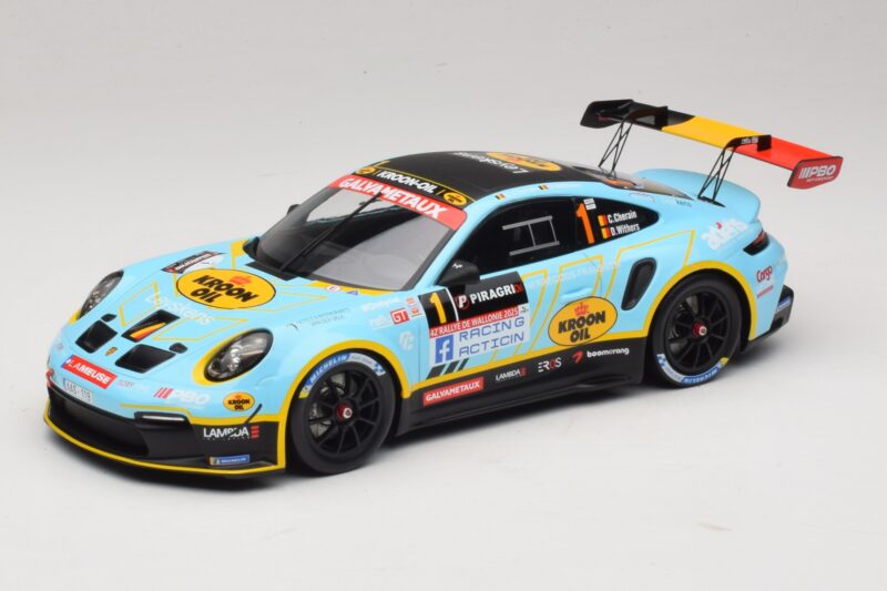 Porsche 911 992 Rally GT #1 C. Cherain / D. Withers Rallye de Wallonie 2025 IXO 1:18 18RMC254 Μέταλλο