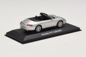 Porsche 911 996 Καμπριολέ Ασημί Maxichamps 1:43 940061031 Μέταλλο - εικόνα 2 από 5