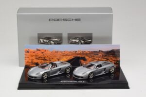 Porsche Carrera GT Spider & Κουπέ Σετ Ασημί Minichamps 1:43 WAP02010314 Μέταλλο - εικόνα 5 από 5