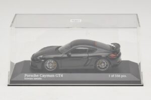 Porsche Cayman GT4 981 Black Metallic Minichamps 1:43 410066121 Μέταλλο - εικόνα 4 από 5