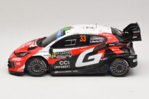 Toyota GR Yaris Rally1 #33 E. Evans / S. Martin Rally Monte Carlo 2026 IXO 1:18 18RMC269B Μέταλλο - εικόνα 3 από 6