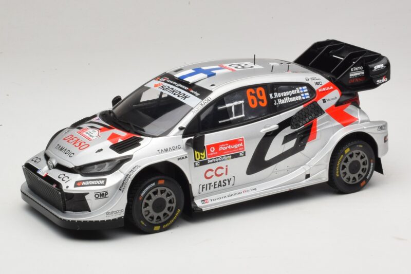 Toyota GR Yaris Rally1 #69 K. Rovanpera / J. Halttunen Rally Portugal 2025 IXO 1:18 18RMC250B Μέταλλο