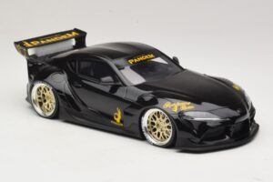 Toyota Supra GR A90 Pandem V1.0 Μαύρο TopSpeed 1:18 TS0307 Ρητίνη - εικόνα 4 από 6