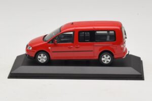 Volkswagen Caddy 2K Bus Κόκκινο Minichamps 1:43 CADDY009 Μέταλλο