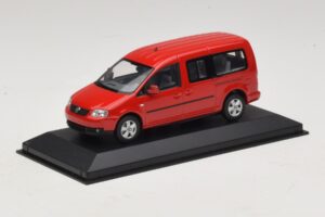 Volkswagen Caddy 2K Bus Κόκκινο Minichamps 1:43 CADDY009 Μέταλλο - εικόνα 2 από 5