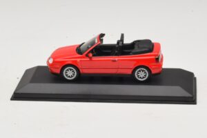 Volkswagen Golf Mk4 Καμπριολέ Κόκκινο Έκδοση Αντιπροσώπου Minichamps 1:43 GOLF006 Μέταλλο