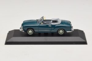 Volkswagen Karmann Ghia Καμπριολέ Σκούρο Μπλε Minichamps 1:43 GHIA001 Μέταλλο