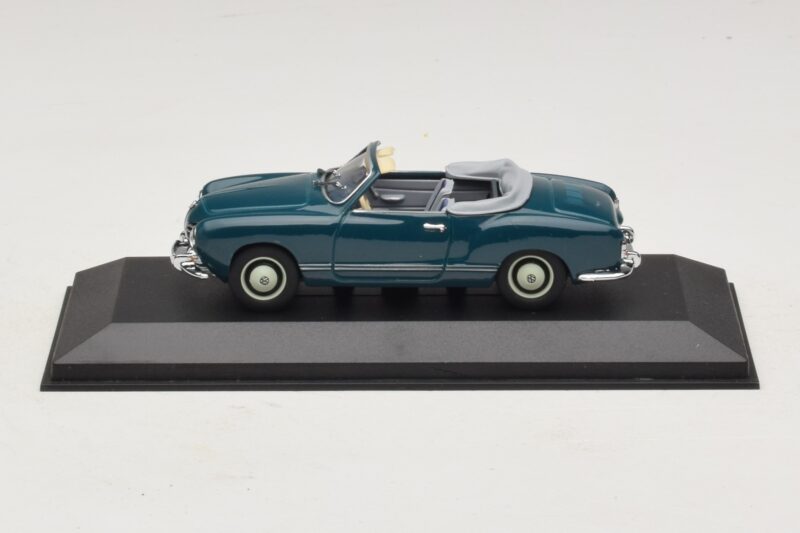 Volkswagen Karmann Ghia Καμπριολέ Σκούρο Μπλε Minichamps 1:43 GHIA001 Μέταλλο