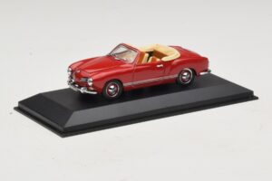 Volkswagen Karmann Ghia Καμπριολέ Σκούρο Κόκκινο Minichamps 1:43 5032 Μέταλλο - εικόνα 2 από 5