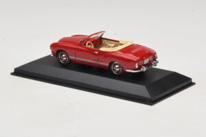 Volkswagen Karmann Ghia Καμπριολέ Σκούρο Κόκκινο Minichamps 1:43 5032 Μέταλλο - εικόνα 3 από 5
