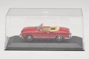 Volkswagen Karmann Ghia Καμπριολέ Σκούρο Κόκκινο Minichamps 1:43 5032 Μέταλλο - εικόνα 4 από 5