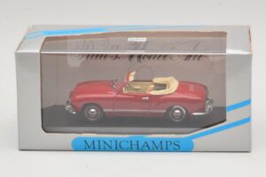 Volkswagen Karmann Ghia Καμπριολέ Σκούρο Κόκκινο Minichamps 1:43 5032 Μέταλλο - εικόνα 5 από 5