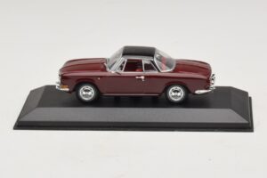 Volkswagen Karmann Ghia Κόκκινο Με Μαύρη Οροφή Minichamps 1:43 GHIA002 Μέταλλο