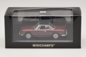 Volkswagen Karmann Ghia Κόκκινο Με Μαύρη Οροφή Minichamps 1:43 GHIA002 Μέταλλο - εικόνα 5 από 5