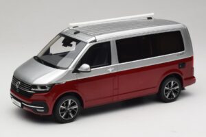 Volkswagen T6.1 California Ocean Tornado Red / Reflex Silver Otto 1:18 OT1342 Ρητίνη