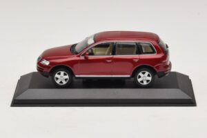 Volkswagen Touareg 7L Κόκκινο Minichamps 1:43 TOUAREG003 Μέταλλο